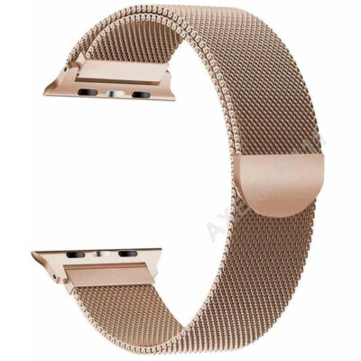 $11.49 • Buy Apple Watch Band Series 6,5,4,3,2,1,SE Milanese Magnetic Stainless Steel Strap