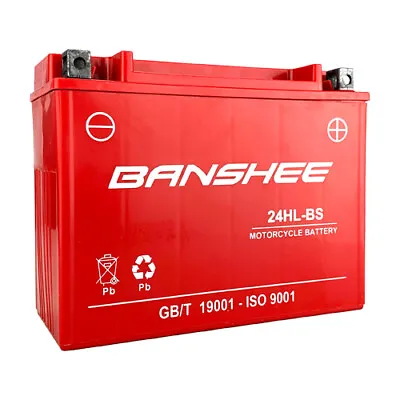 Banshee Replacement For Ytx24hl-bs 12V 412CCA Sealed AGM Motorcycle Battery • $65.54