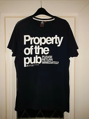 Mens Xplicit T Shirt Size Large Logo Property Of The Pub • £5.50