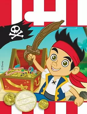 Disney Jake And The Never Land Pirates Party Bag Loot Bag Favour Bags - 6 Pack • £4.99