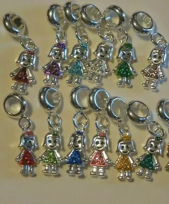 NEW DaVinci Beads & Charms Interchangeable Jewelry - Birthstone CZ Girl Dangle • $8