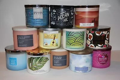 $32.99 • Buy (U-Z) - NEW Bath & Body Works 3 Wick Candle 14.5 Oz Large - YOU CHOOSE! (U-Z)