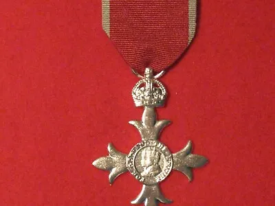 Full Size Mbe Civil Medal Museum Copy Medal With Ribbon • £10.50