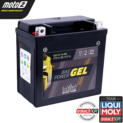Intact Gel Battery FITS KAWASAKI ZZR1100 ZZR1400 ZX-14 ZRX1100 GPZ1100 YTX14BS • £62.99