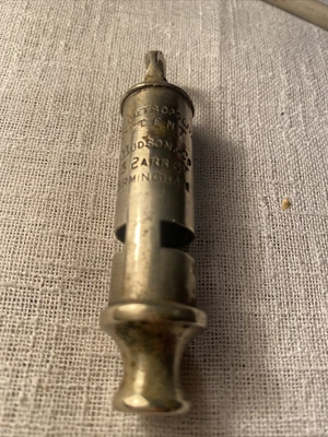 £30 • Buy The Metropolitan Patent Whistle J. Hudson And Co