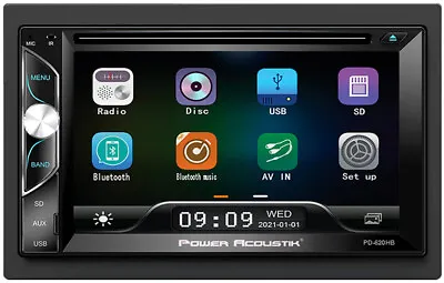 Power Acoustik PD-620HB Double-DIN Touchscreen DVD/CD Receiver • $68