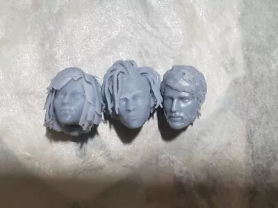 1:12 Scale Violet Louis Javier Walking Dead Telltale Custom Resin Head Sculpts  • $25
