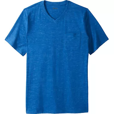 KingSize Men's Big & Tall Shrink-Less Lightweight Longer-Length V-Neck T-Shirt • $26.52