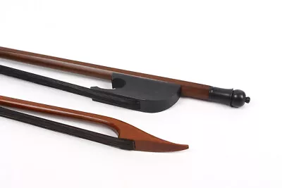 Baroque Violin Bow 4/4 Ebony Frog Brazil Wood Black Bow Hair Straight Bows  • $31.83