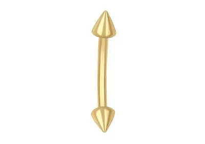 Arrow Belly Bar 9ct Yellow Gold • £69.66