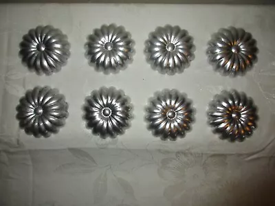 8 Vintage 3  Mini Daisy Flower Chocolate Candy Butter Pat Molds • $9.95