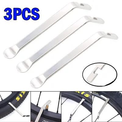 3 X Metal Tyre Levers Removal Tool Cycling Bicycle Mountain Bike • £3.64