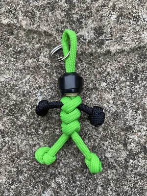 Biker Buddy Kawasaki Colours Handmade Paracord Keyring Keychain (BGB) • £5.50