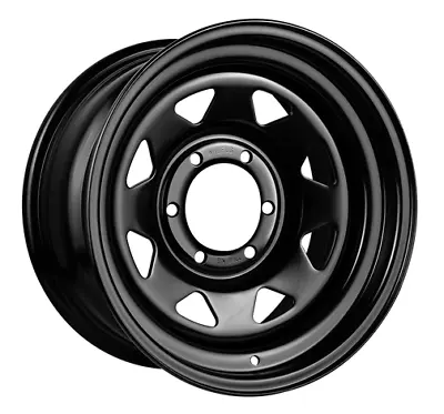 15 Inch King Steel Terra Wheel 15x10  5x139.7 -44 Offset Black Wheels • $167.50