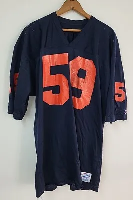 Vtg Champion Football Jersey HS/College Game/Team Issue XL Distressed • $9.99