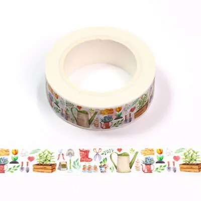 £3.30 • Buy Gardening Washi Tape Garden Tools Spring Paper Masking Tape Bujo Scrapbooking