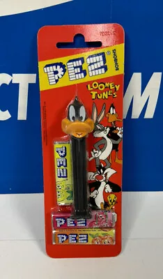 Vintage 90s Daffy Duck Pez Dispenser Black Orange Sealed New (LLDD) Free Ship • $18.95