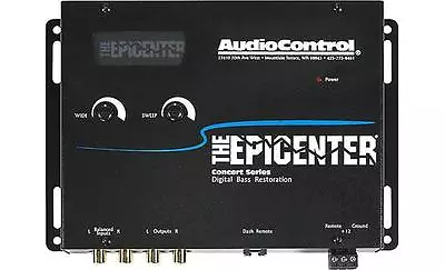 AudioControl Black Epicenter Concert Series Bass Enhancer Restoration Processor • $149