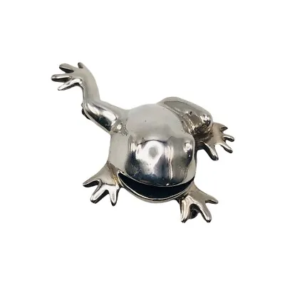 Vintage Jumping Frog Brooch Pin 925 Solid Sterling Silver (5580) • $89.99