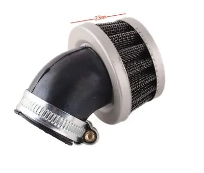 35mm - 40mm Expandable Bent Neck Air Filter For Pit Bike Atv Moped Scooter Af46 • $6.95