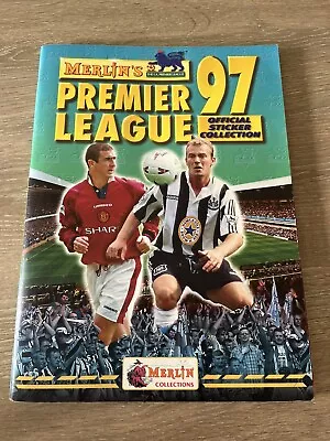 Merlin Premier League 1997 Sticker Album Book 97 Only 5 Missing • £20