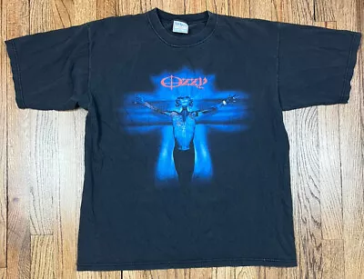 Vintage 2002 Ozzy Osbourne Shirt Black Sabbath OzzFEST Concert Tour Sz Large • $90