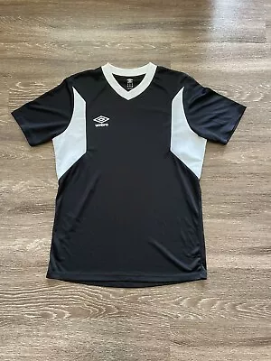 Umbro Mens Vintage T-Shirt Athletic Jersey Black Size S Activewear Top • $9.99