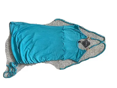 Blue Turquoise Cover Up Dress (M) Size 10 • £7