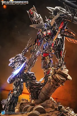 Queen Studios Transformers Jetpower Optimus Prime VS Megatron 102.5cm Statue • $3160.88