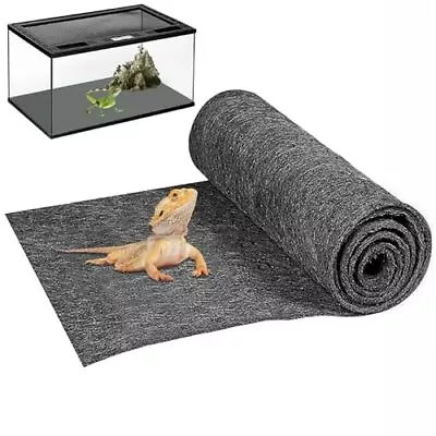 Large Reptile Bed Carpet Rug Terrarium Liner Bedding Substrate Soft Mat Tank 47 • $14.67