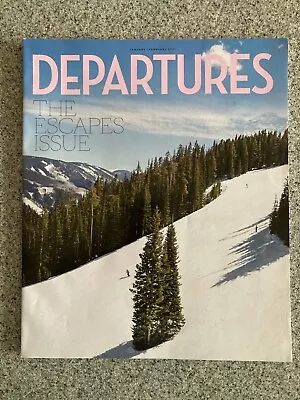 American Express Amex Departures Magazine January/February 2021- The Escapes Iss • $2.99