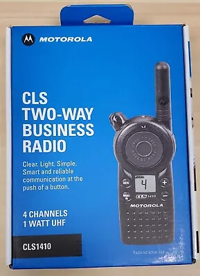 Motorola CLS1410 4 Channel UHF Two-Way Radio • $135