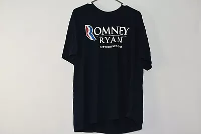 Mitt Romney 2012 Presidential Campaign T-shirt Size 2x Romney Ryan Color Blue • $19.20