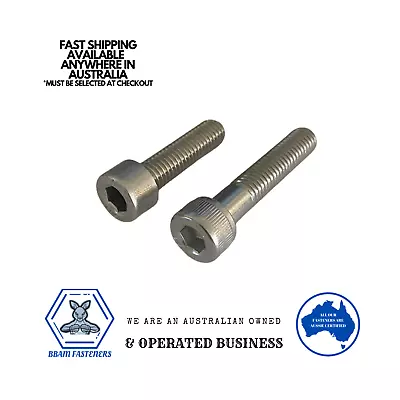 304 Stainless M3 M4 M5 M6 M8 M10 Socket Head Cap Screws Allen Key Various Length • $66