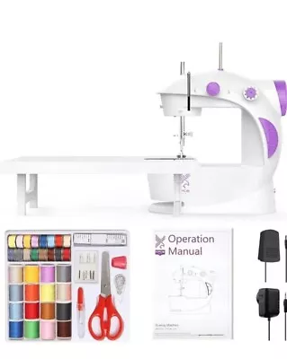 £23.99 • Buy KPCB Mini Sewing Machine With Sewing Kit And Extension Table For Beginners