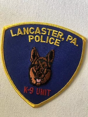 Pennsylvania  Police -  Lancaster K9 Police - PA  Police Patch • $1.50