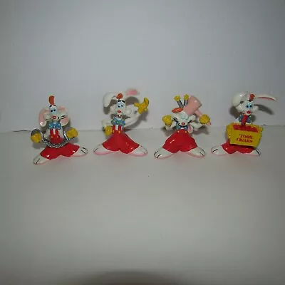 Vintage Disney Who Framed Roger Rabbit PVC Figures Lot Of 4 From 1987 • $14.99