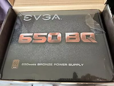 EVGA 650W BQ Series Bronze Power Supply New In Sealed Box • £30