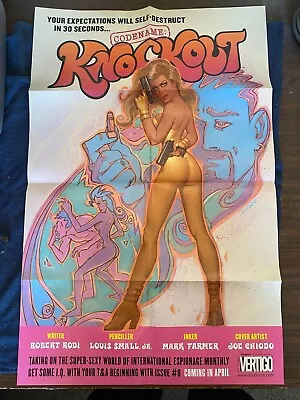 DC Comics / Vertigo ~ 2001 ~ Codename: Knockout ~ 34 X22  Advertising Poster • $12.99