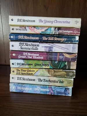 Lot 9 Vtg DE Stevenson Romance Novels Summerhill Bel Lamington Green Money Htf • $77.99