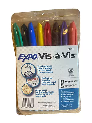 Expo Vis•a•Vis Wet-Erase Fine Point Markers • $3