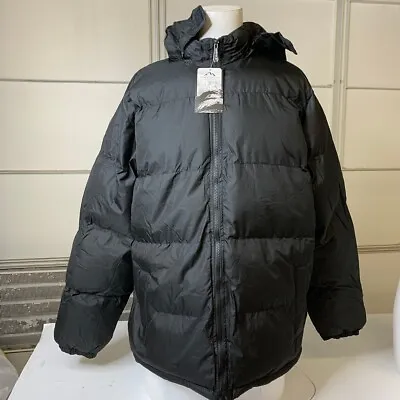 HANTON INTERNATIONAL Men's Bubble Jacket Black Size X-Large • $50