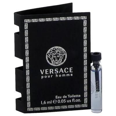 Versace Pour Homme Eau De Toilette Spray Vial SAMPLE • $5.95