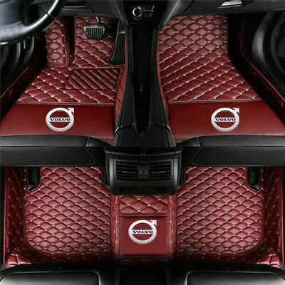 Fit Volvo All Weather Auto Carpets Custom Car Floor Mats Cargo Liners Pu Leather • $47.27