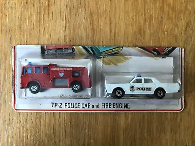 £14.99 • Buy Matchbox Superfast 1-75 Series Twin Pack TP2 Police Car Mercury Fire Engine 1976