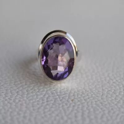 Amethyst 925 Sterling Silver Ring Mother's Day Handmade Jewelry All Size DK-475 • $14.13