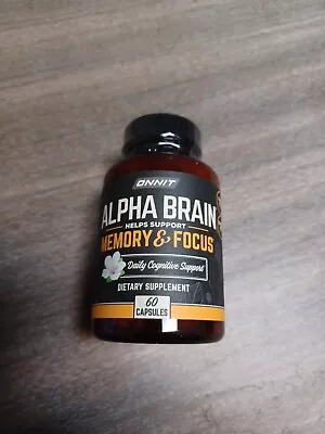 Onnit Alpha Brain Memory & Focus Daily Cognitive Support Supplement 60 Capsules • $29