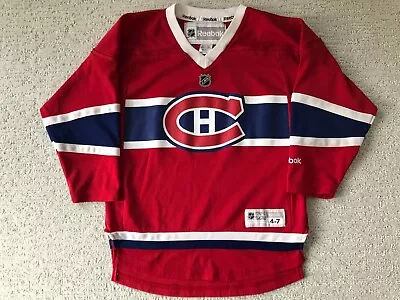 Montreal Canadiens Reebok Official NHL Hockey Jersey Youth Size 4-7 • $24.99