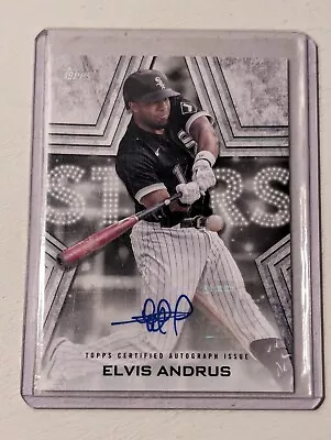🔥 2023 Topps Series 2 ELVIS ANDRUS Baseball Stars SP Auto #BSA-EA White Sox • $2.25