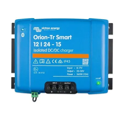 Victron Orion Smart DC-DC 3-Stage Battery Charger 12V To 24V 15A Isolated Energy • £229.99